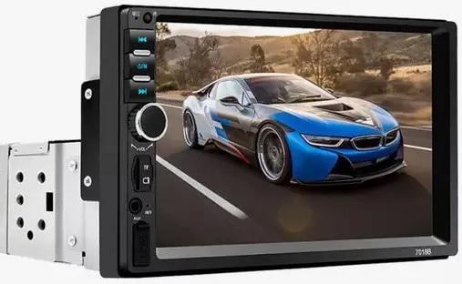 Автомагнитола 7" 1din Bluetooth USB SD короткая база 7018В (20228418)