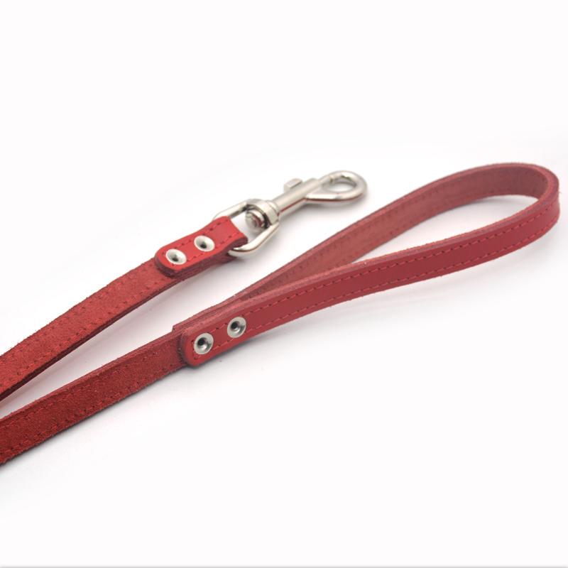 Повідець для собак і котів Zoo-hunt Весна шкіряний 1,4/120 см Червоний - фото 2 Повідець для собак і котів Zoo-hunt Весна шкіряний 1,4/120 см Червоний - фото 2