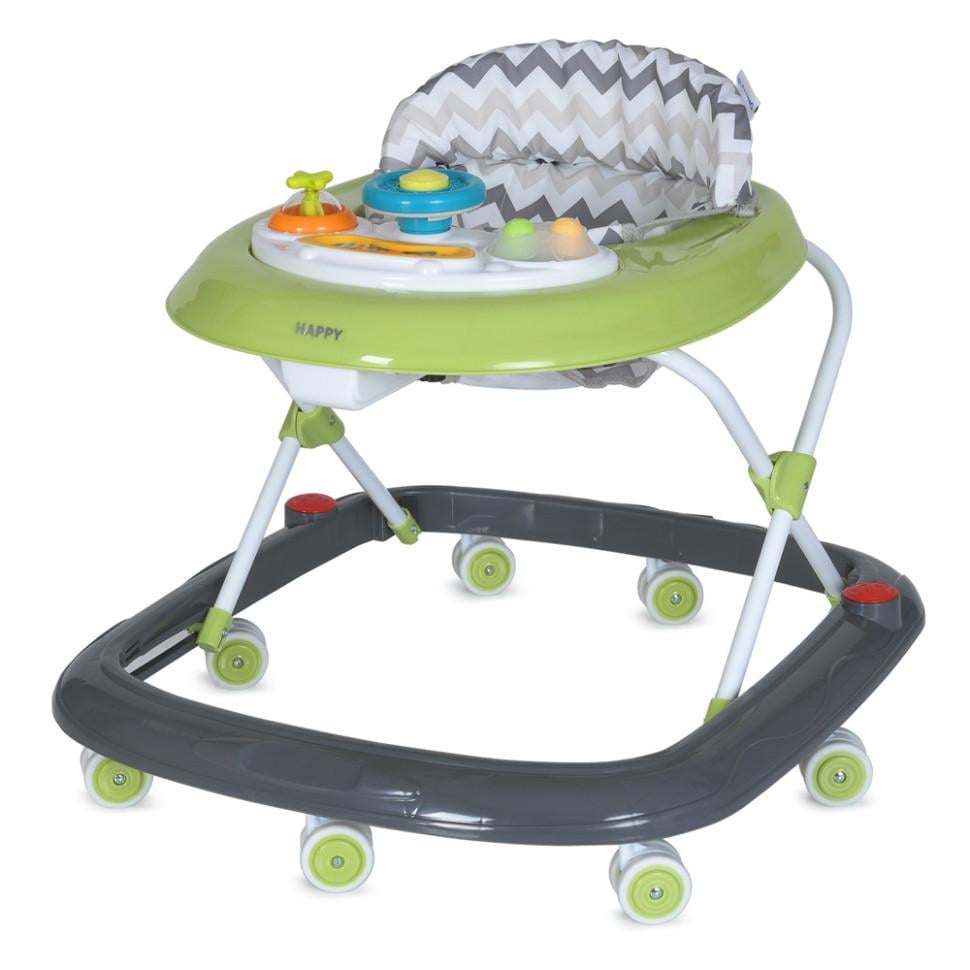 Ходунки El Camino до 15 кг материал комбинированный 64x60x54 см музыкальные Зеленый (KH-156-H-4)