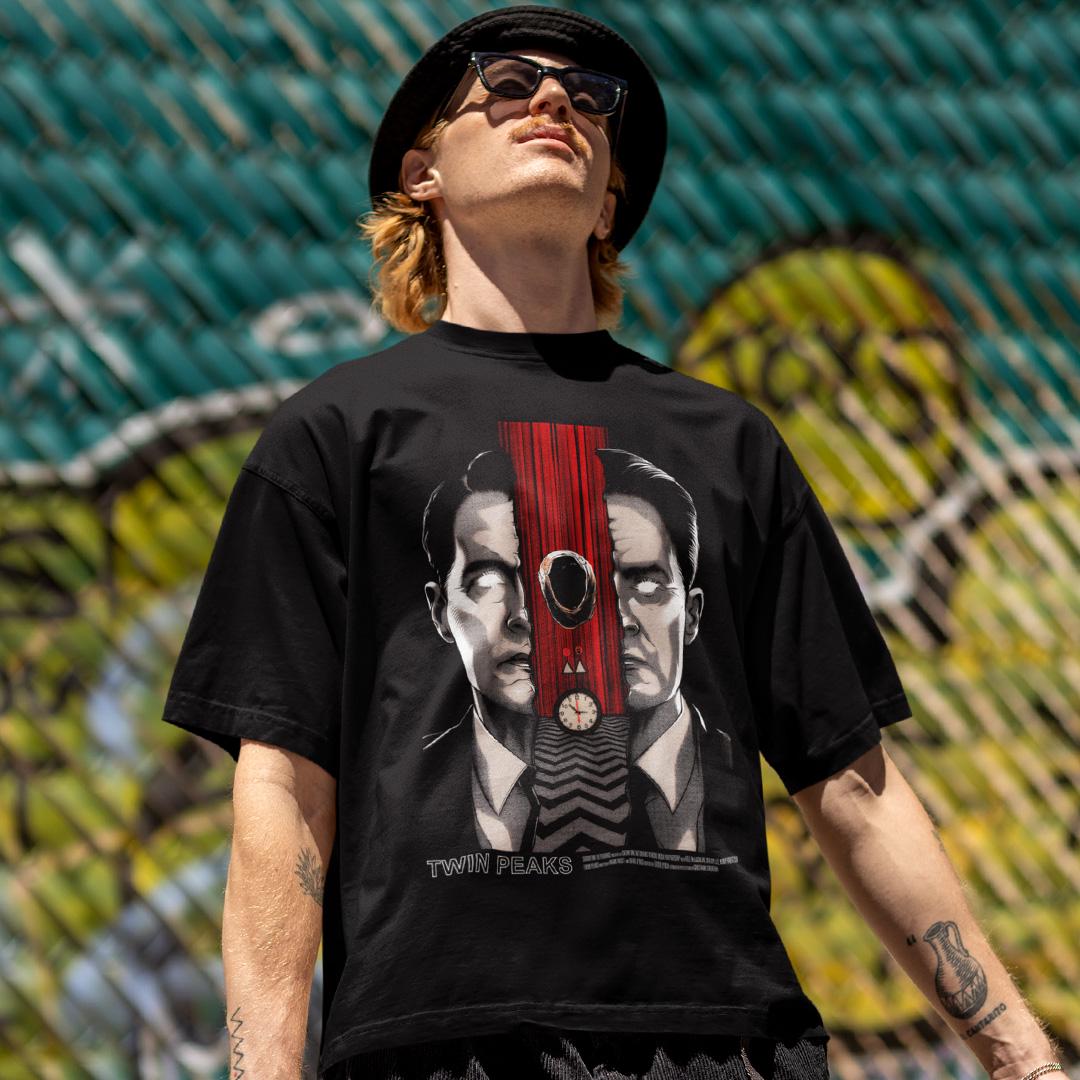 Футболка унисекс Twin Peaks Dale Cooper 4XL Черный (00000011843)