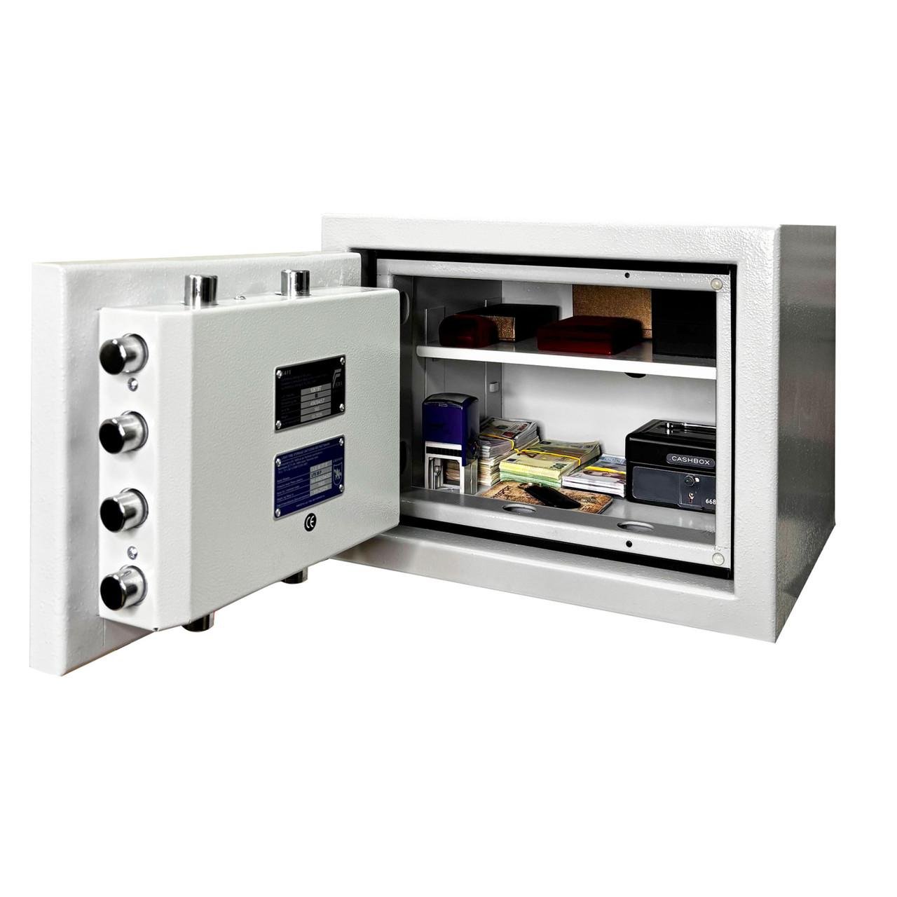 Сейф огневзломостойкий Griffon CLE III.37.E GREY LEFT SIDE (29747388) - фото 2