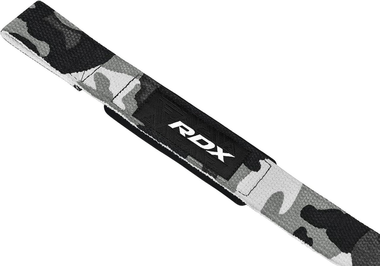 Лямки для тяги RDX W1 Gym Single Strap Plus Camo/Gray (21398885) - фото 3