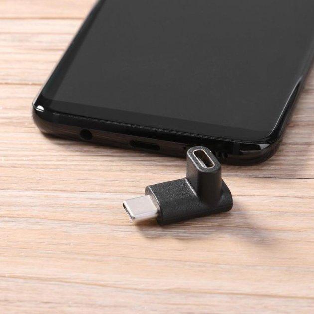 Переходник угловой SUNROZ Type-1 USB Type-C-Type C (A48388) - фото 9