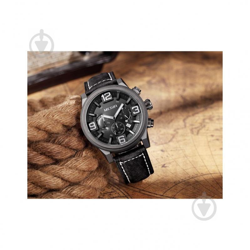 Часы Megir MG3010 Black (ML3010G-BK-1) - фото 6