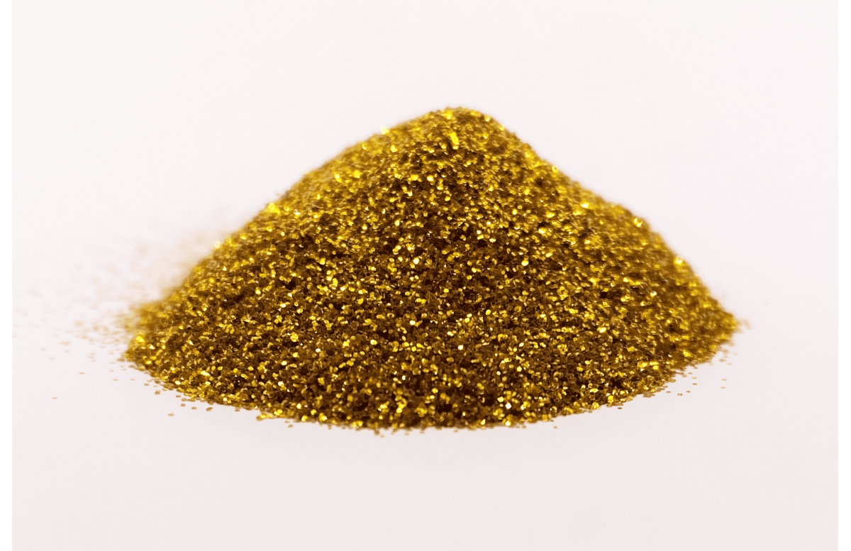 Глитер 819 0,2 мм 1/128 2 мл Желтый золотой (078191)