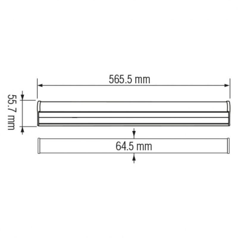 Светильник линейный Horoz Proline-20 20 Вт IP65 6400 K (400-002-130) - фото 2