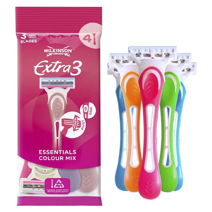 Станок для бритья Wilkinson Extra 3 Beauty Essentials 4 шт. (1711109484)