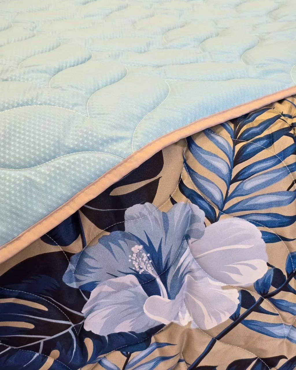 Одеяло летнее антиаллергенное микрофибра 155х210 см Бежевый с синей (Д-al-lito-satkovdra25-007) - фото 2 Одеяло летнее антиаллергенное микрофибра 155х210 см Бежевый с синей (Д-al-lito-satkovdra25-007) - фото 2