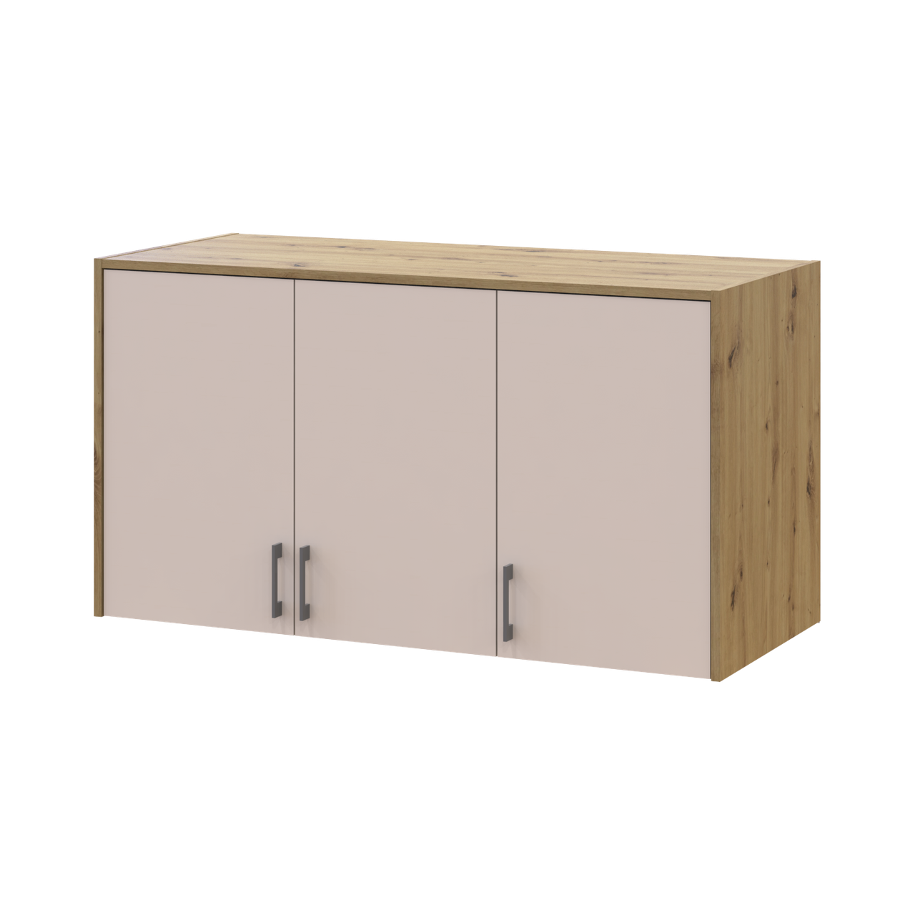 Антресоль висока Doros Ронді 3 ДСП 121х52х65 см Дуб Артізан/Кашемір (41516183) - фото 1 Антресоль висока Doros Ронді 3 ДСП 121х52х65 см Дуб Артізан/Кашемір (41516183) - фото 1