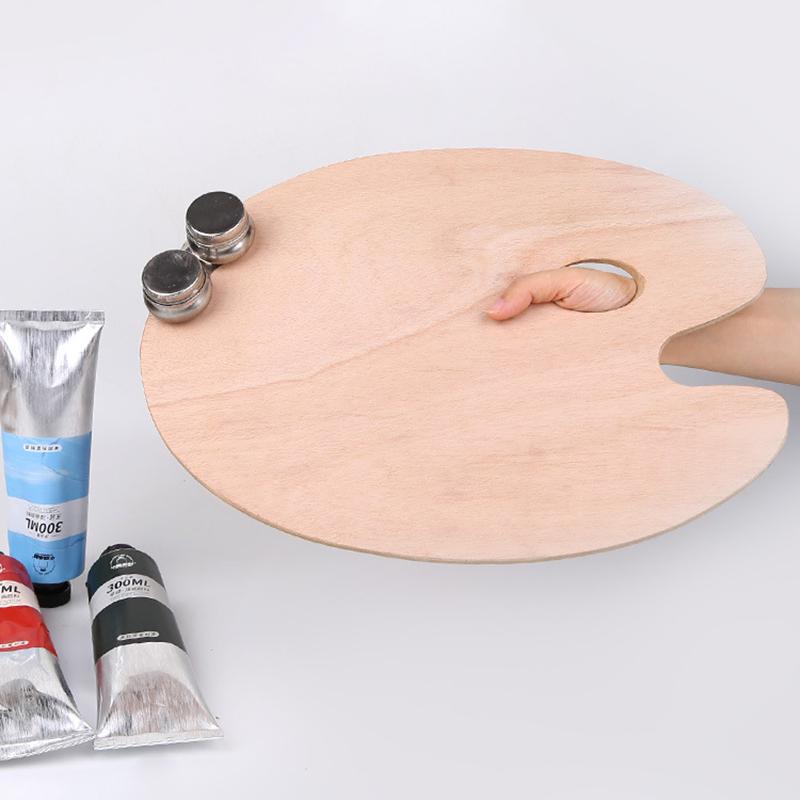 Палитра деревянная овальная 30х40 см (WN-OP3040) - фото 4 Палитра деревянная овальная 30х40 см (WN-OP3040) - фото 4