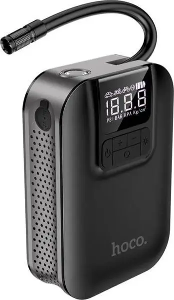 Насос автомобільний Hoco S53 Breeze Portable Smart Air Pump Black