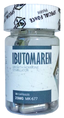 Стимулятор гормону росту ібутаморен САРМ SARM Special Force Ibutomaren 25 мг 30 капсул Стимулятор гормону росту ібутаморен САРМ SARM Special Force Ibutomaren 25 мг 30 капсул