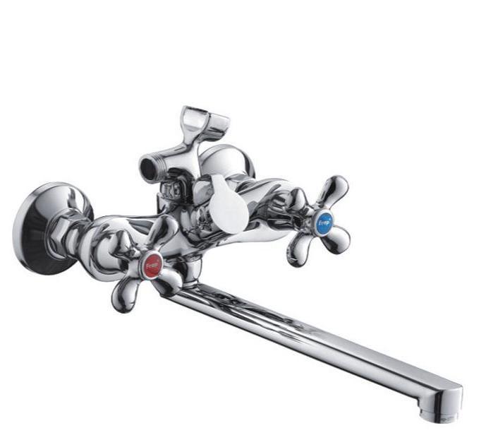 Смеситель для ванны Frap H731 F22731-B 1034176 двухвентильный Хром (102651)