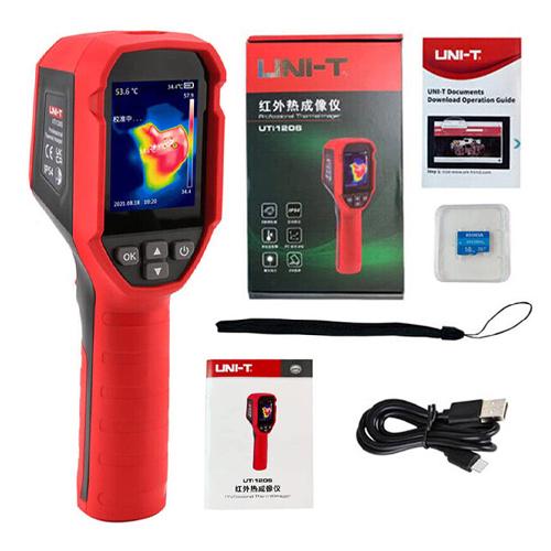 Тепловізор інфрачервоний UNI-T UTi120S IP54 LCD АКБ карта 16 ГБ IP54 2600 mAh Red (534918) - фото 6 Тепловізор інфрачервоний UNI-T UTi120S IP54 LCD АКБ карта 16 ГБ IP54 2600 mAh Red (534918) - фото 6