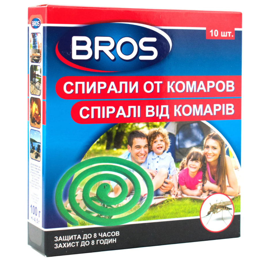 Средство инсектицидное BROS спирали от комаров (MKU-61279)