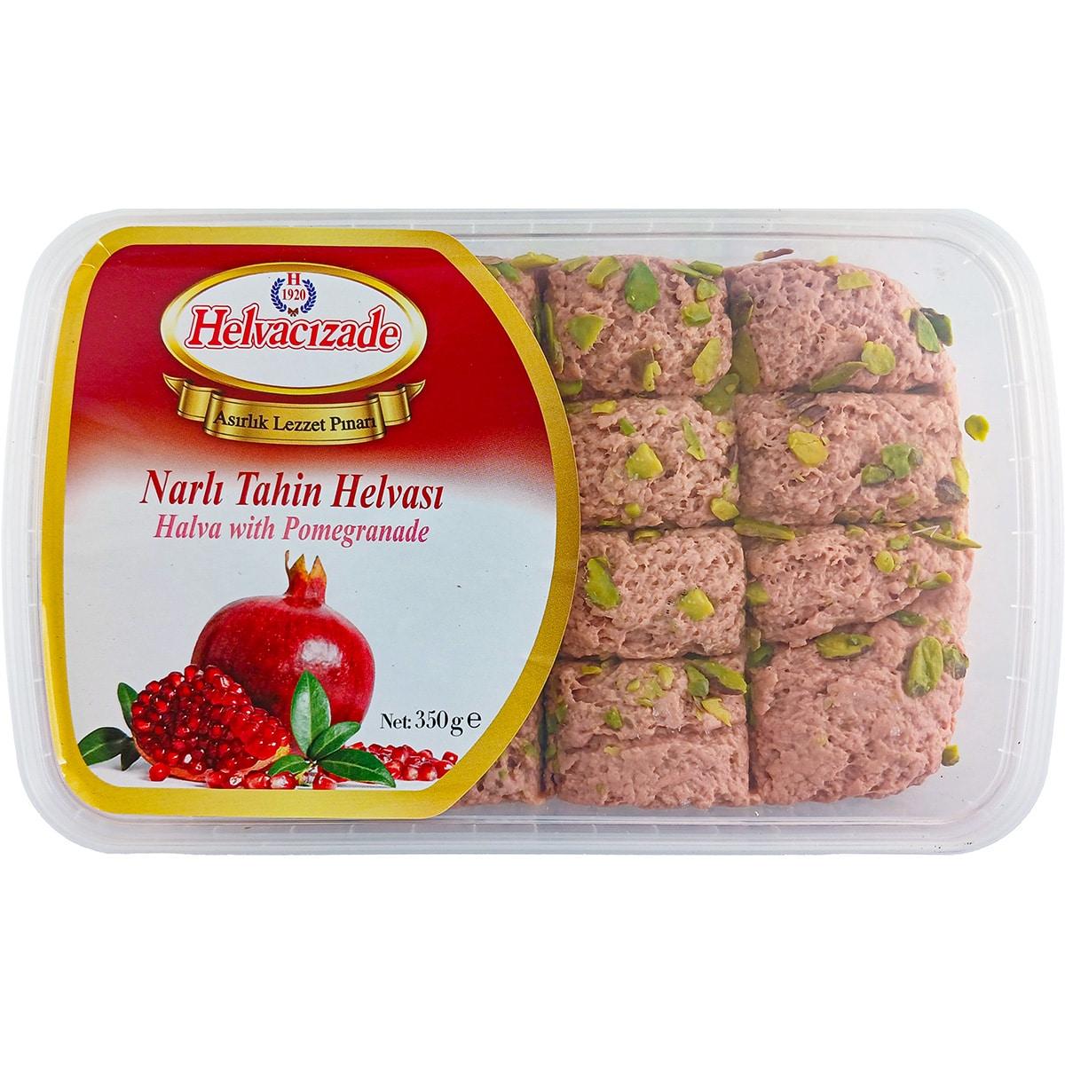 Халва тахина Гранат с фисташкой Helvacizade 350 г (30310447) Халва тахина Гранат с фисташкой Helvacizade 350 г (30310447)