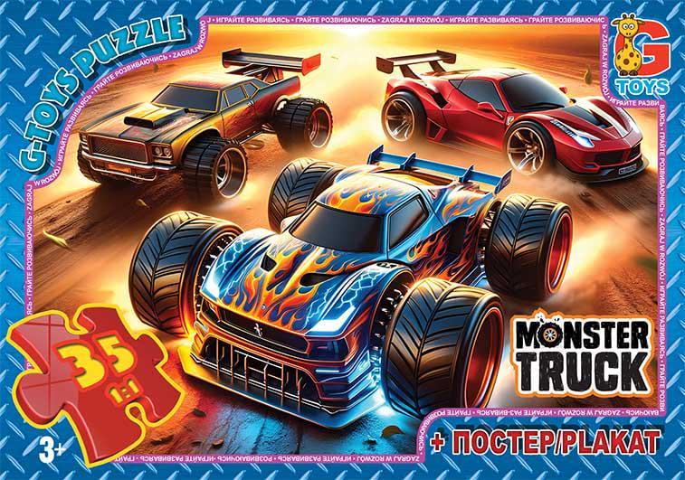 Пазли G-Toys із серії Монстер траки 35 ел. (MTT-186739)