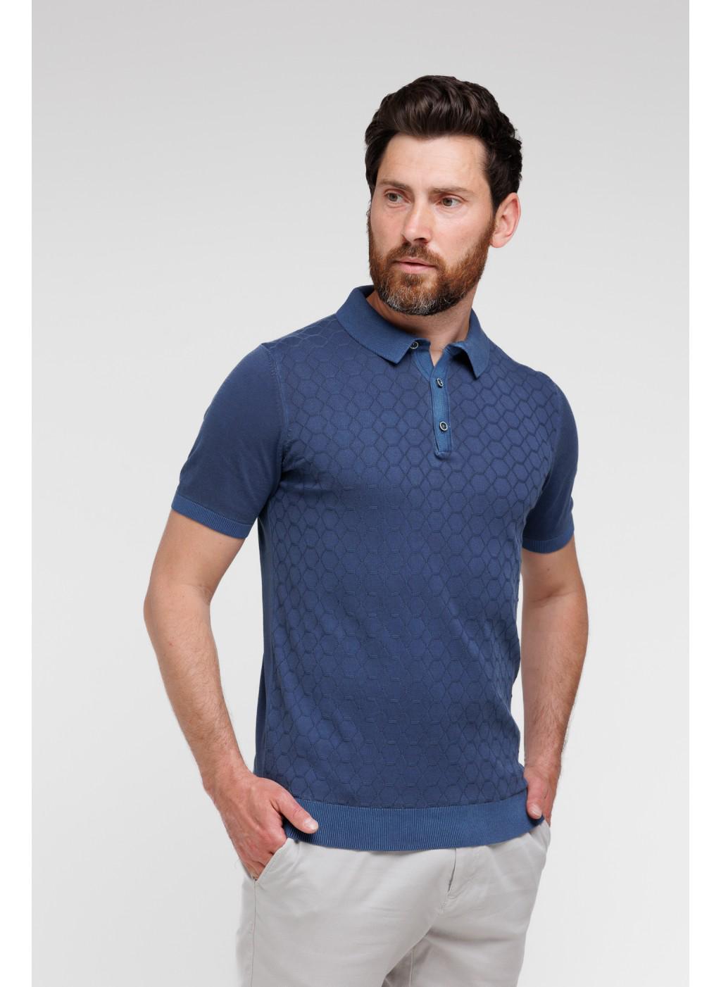 Поло мужское NAVI NV231-TX-002-G M Синий