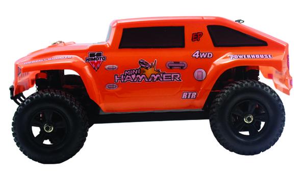 Радиоуправляемая машина Himoto Mini Hummer 1:18 E18HM Orange (47657)