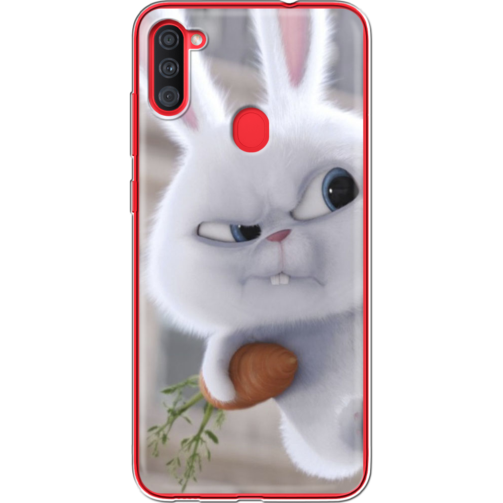 Чехол Boxface Samsung A115 Galaxy A11 Rabbit Snowball Прозрачный силикон (39628-up1116-39628)