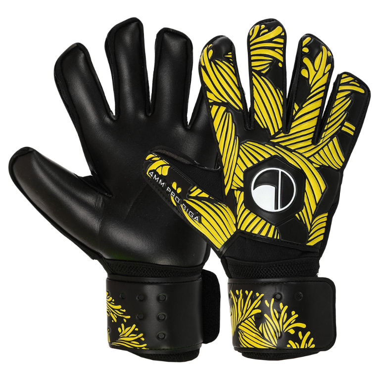 Перчатки вратарские FDSPORT (800_Черный-лимонный_7)