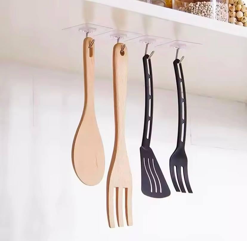 Крючки самоклеящиеся 5 шт. Прозрачный (2952e0fe) - фото 3 Крючки самоклеящиеся 5 шт. Прозрачный (2952e0fe) - фото 3