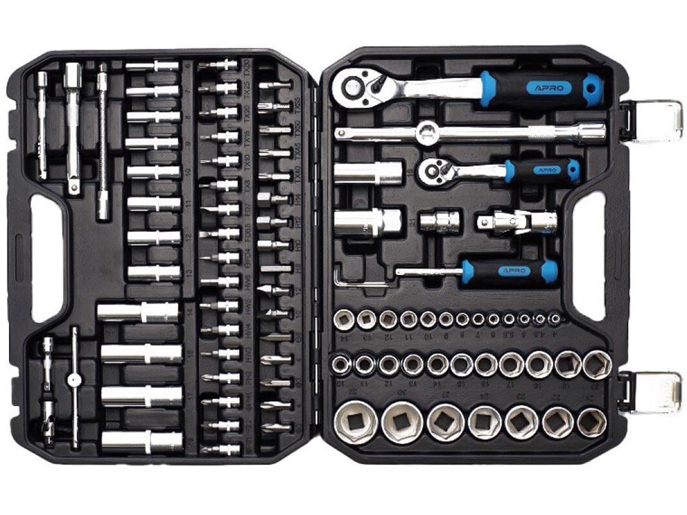 Набор инструментов 94 пр. 1/2-1/4" APRO 251494