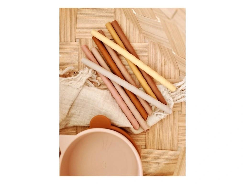 Набір силіконових трубочок Liewood Timoti straw set 10 pack - фото 3