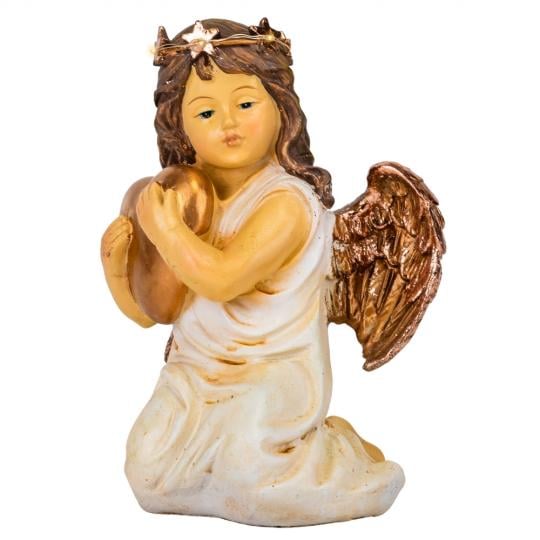 Статуэтка декоративная с подсветкой Золотой Оберег из полистоуна 20 см Золотой (150-81-0507-011)