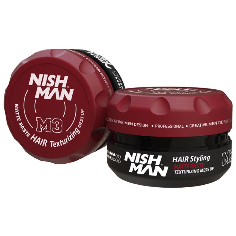 Матовая паста для волос Nishman M3 Hair Texturizing Mess UP 100 мл (8682035081050)