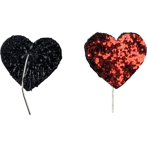 Серьги Сердечки Shine SETA Decor 23-507RD