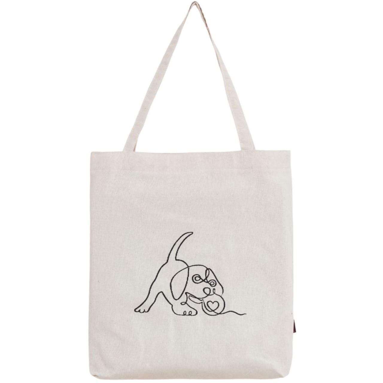 Еко-сумка Цуценятко Бежевий (1654259187) Еко-сумка Цуценятко Бежевий (1654259187)