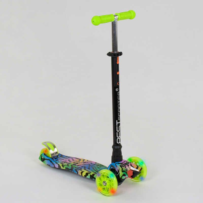 Самокат Best Scooter А 25599 /779-1342 MAXI пластмасовий 4 колеса PU d 12 см