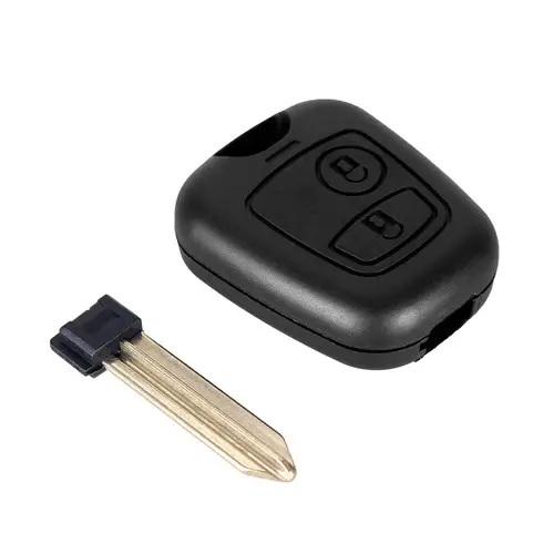 Корпус-заготовка для ключа зажигания Citroen Xsara/Picasso/Berlingo 2 кнопки Black