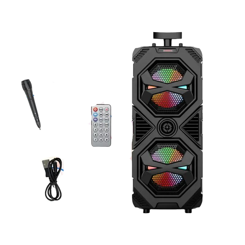 Портативна акустична система Winso ZQS8212 з мікрофоном та пультом 8" 40 W (2ae2bbae)