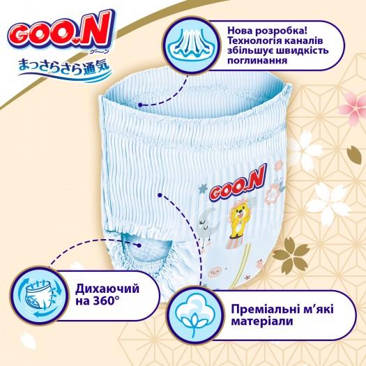 Трусики-подгузники Goo.N Premium Soft L 9-14 кг 44 шт. (F1010101-157-ks) - фото 2