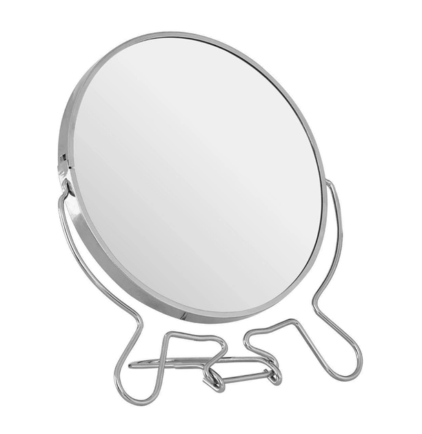 Дзеркало настільне двостороннє метал D-20 см (2063) Дзеркало настільне двостороннє метал D-20 см (2063)