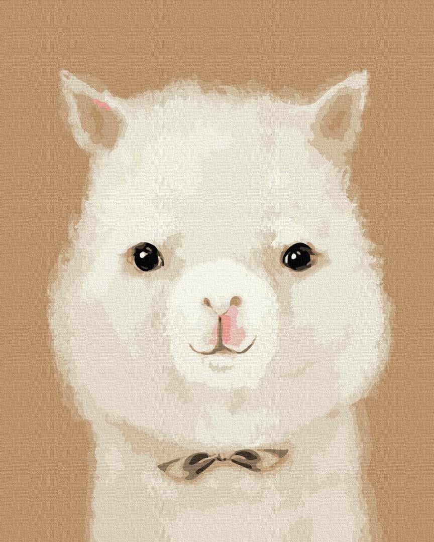 Картина по номерам Brushme Милая лама 40х50 см (G502) Картина по номерам Brushme Милая лама 40х50 см (G502)
