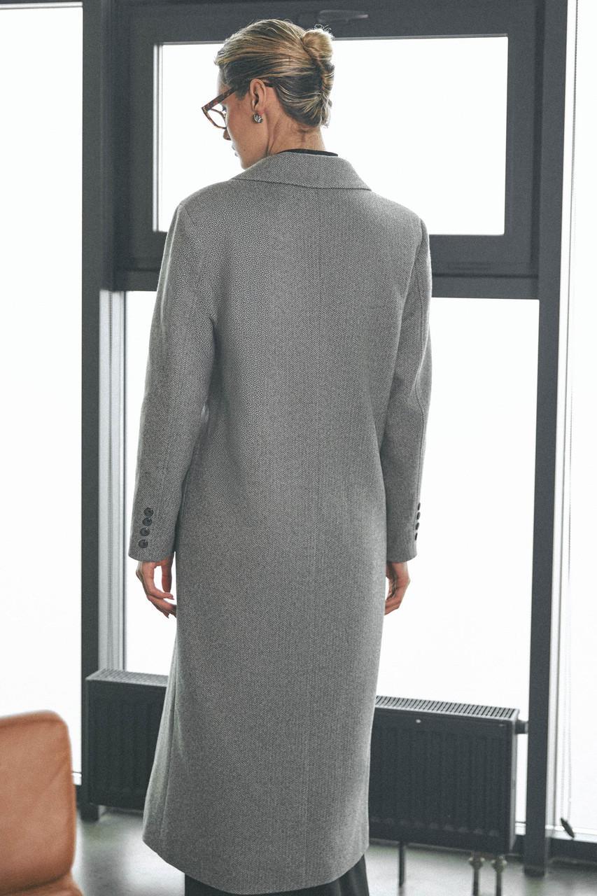 Пальто жіноче Seventeen з французького кашеміру S-M Сірий (2500677780) - фото 4 Пальто жіноче Seventeen з французького кашеміру S-M Сірий (2500677780) - фото 4