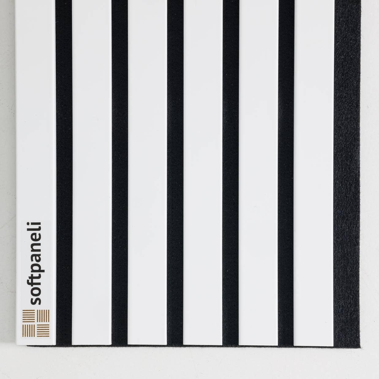 Панель стеновая 3D softpaneli реечная акустическая 2800х295х17 мм Белый - фото 2 Панель стеновая 3D softpaneli реечная акустическая 2800х295х17 мм Белый - фото 2