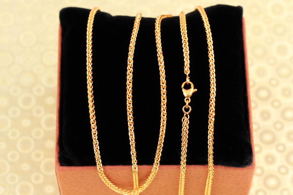 Цепь Xuping Jewelry Колос 45 см 2,5 мм Золотистый (29694617)