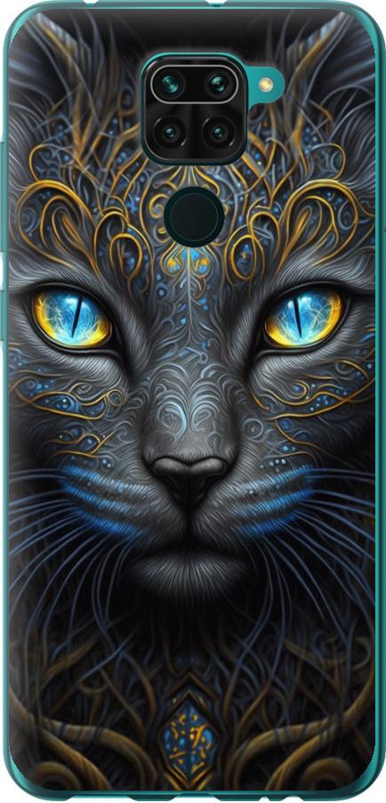 Чехол на Xiaomi Redmi Note 9 Кошка (5548t-2017-42517)