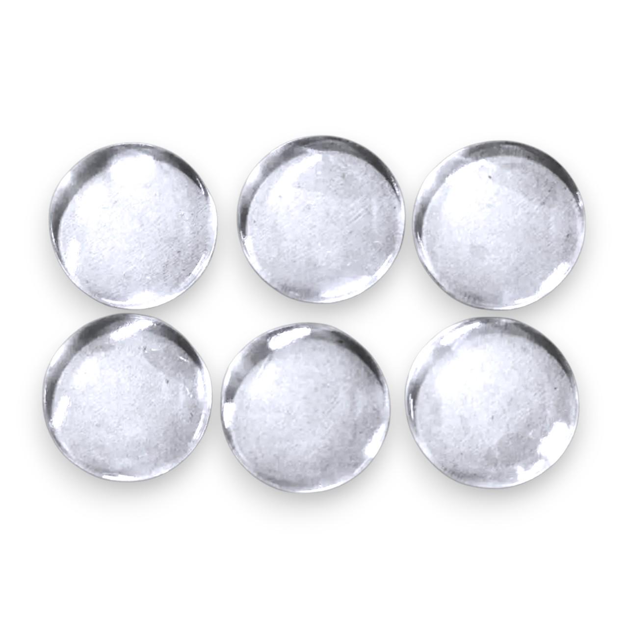 Стопор для дверей настінний силіконовий круглий 6 шт. (79_1_1_1)