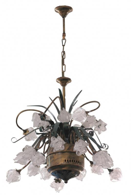 Люстра подвесная галогенная Brille BKL-199S/25 флористика