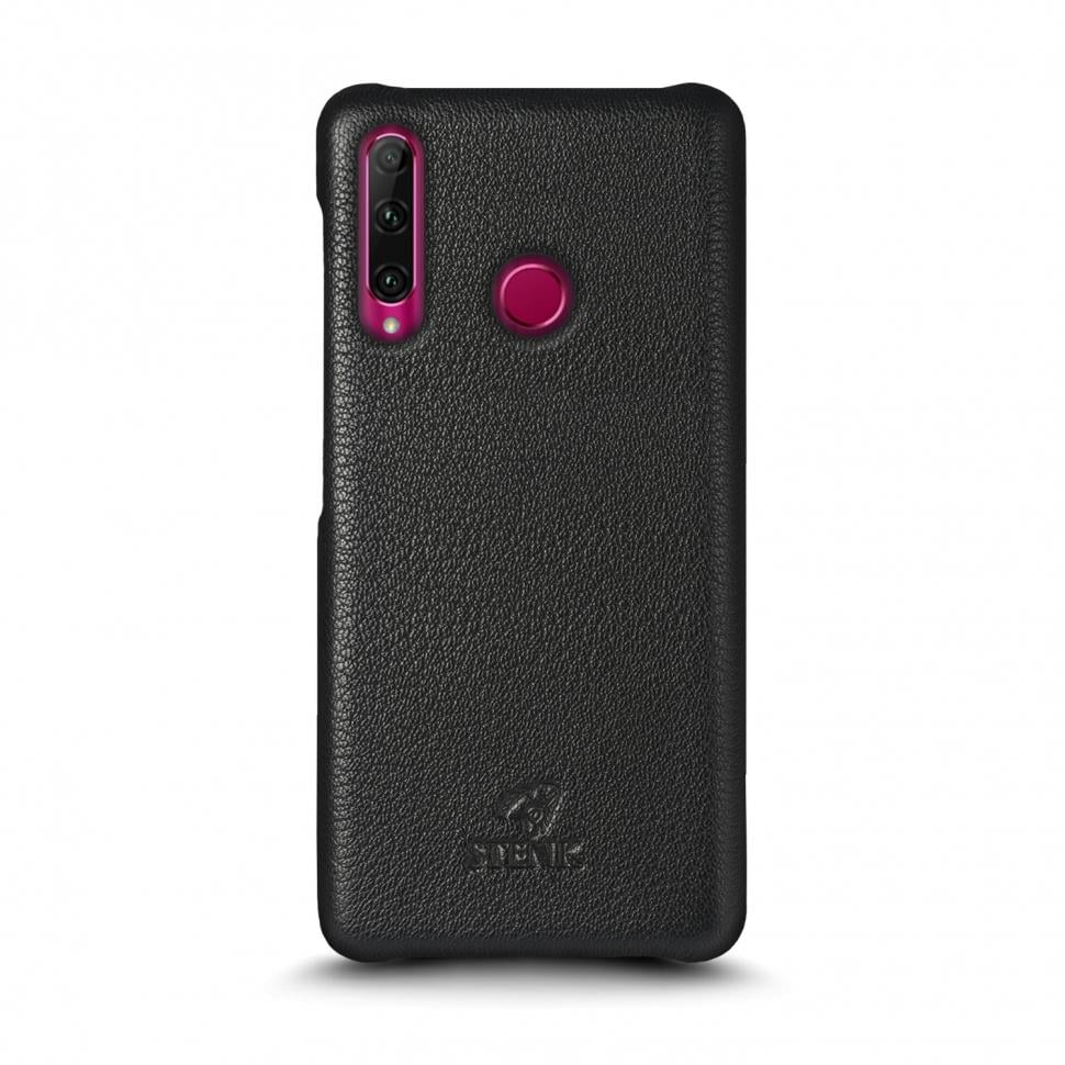 Кожаная накладка Stenk Cover для HuaWei Honor 20i Черная (69256)