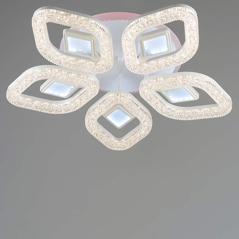 Люстра стельова світлодіодна Light House SRS-19086/5 Led 81W Білий