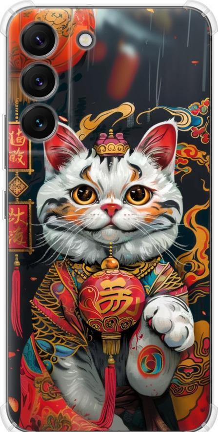 Чехол на Samsung Galaxy S22 China Cat v2 (6135sp-2494-42517) Чехол на Samsung Galaxy S22 China Cat v2 (6135sp-2494-42517)