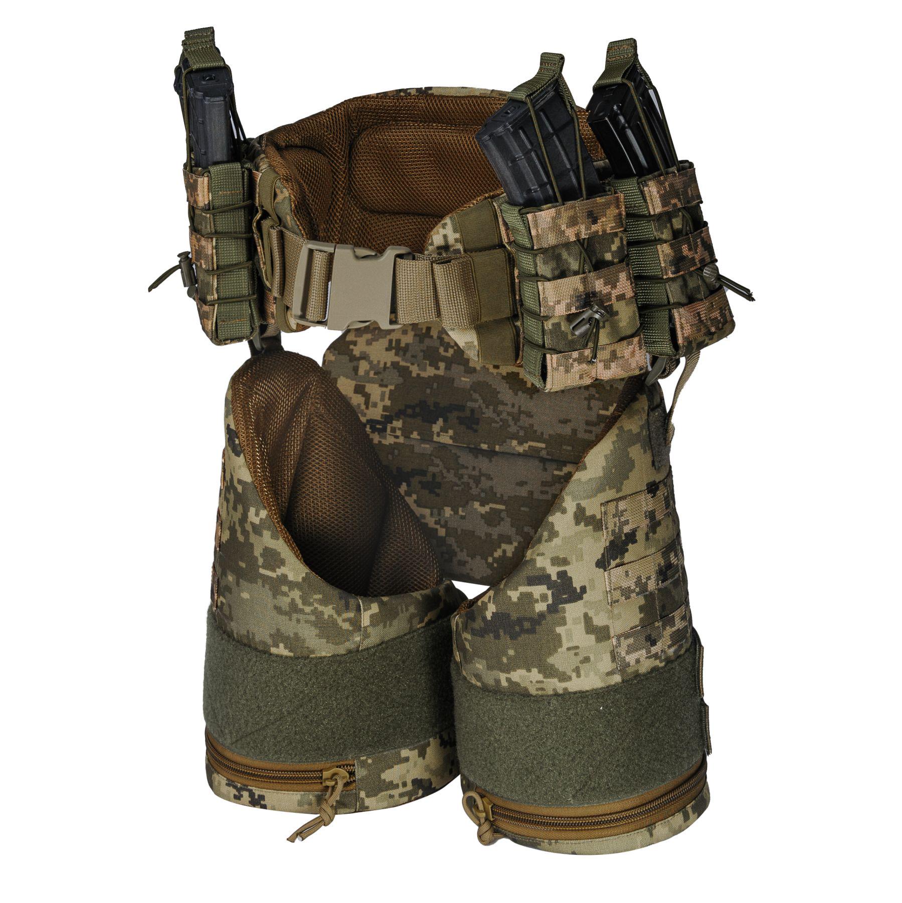 Баллистическая защита ног бедер и РПС Warbelt 1 класс SPECPROM L Пиксель - фото 3