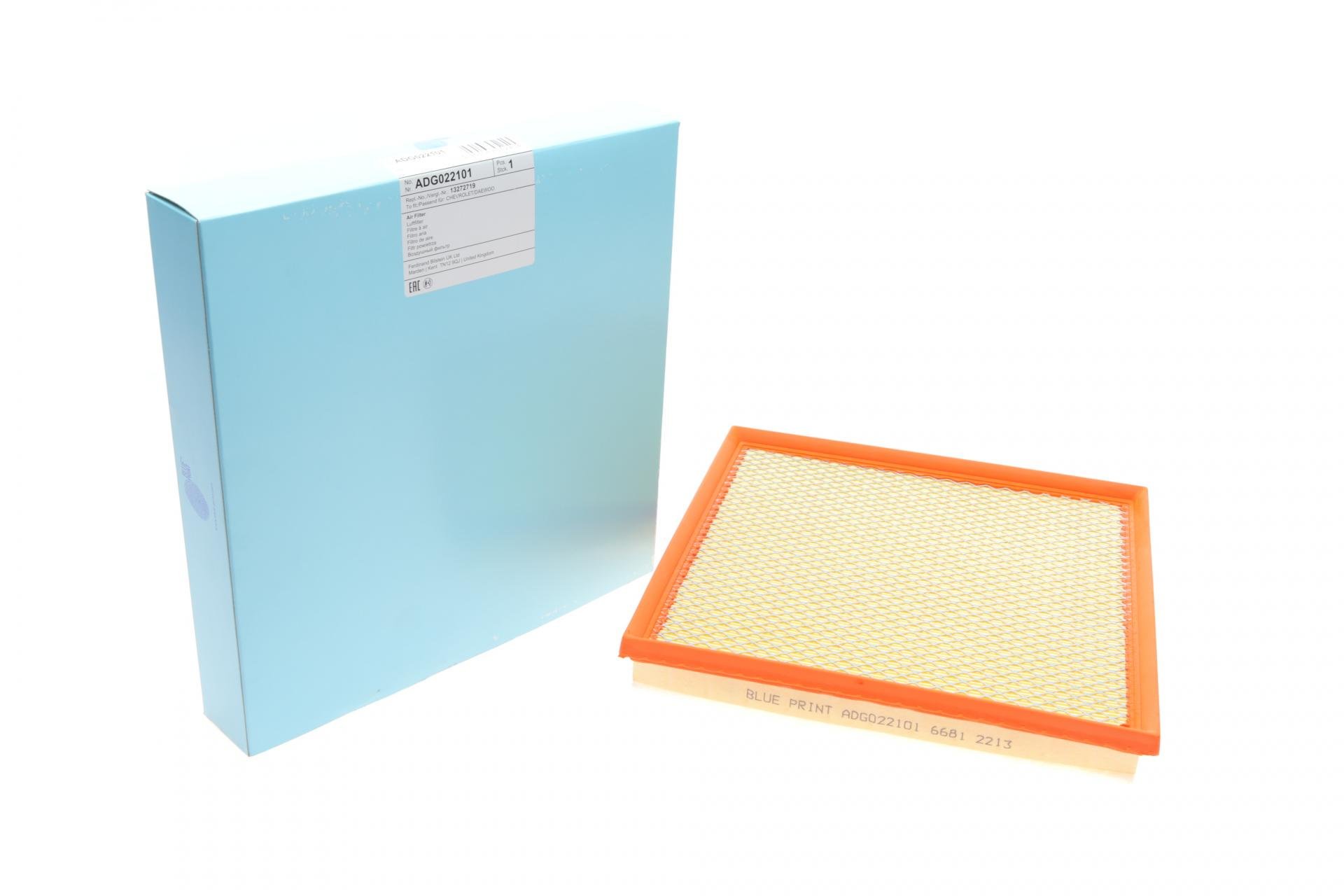 Фильтр воздушный BLUE PRINT для Opel Astra H 1,6Turbo/1,7/1,9CDTI 04- (ADG022101)