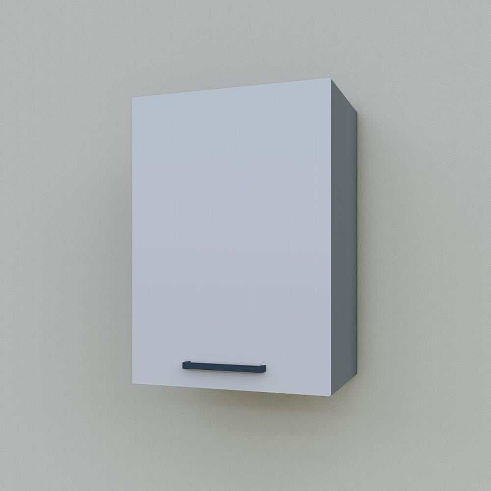 Шкаф навесной Opendoors МП1 для кухни 400 мм Светлый серый/Графитовый (МП1/16)